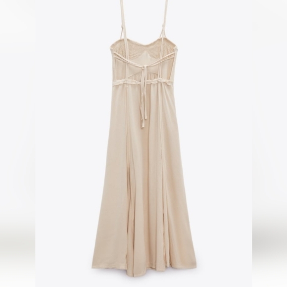 ZARA long strappy Casual Flowy Summer dress - Picture 6 of 12